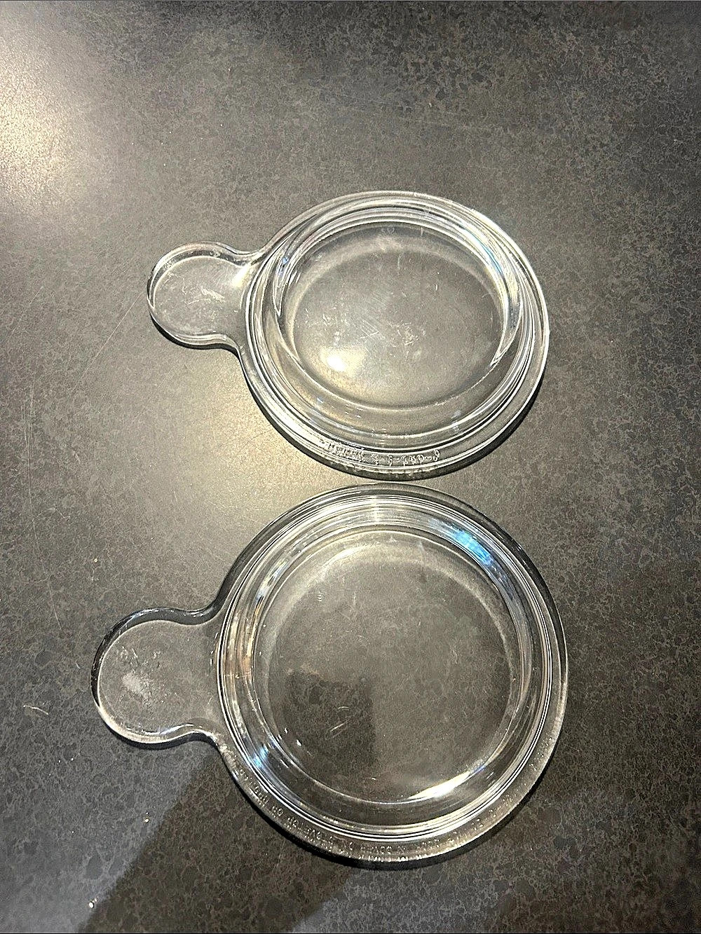 Pyrex P-150-C Grab-It Bowl Glass Lid Clear Glass- 2 piece Bundle